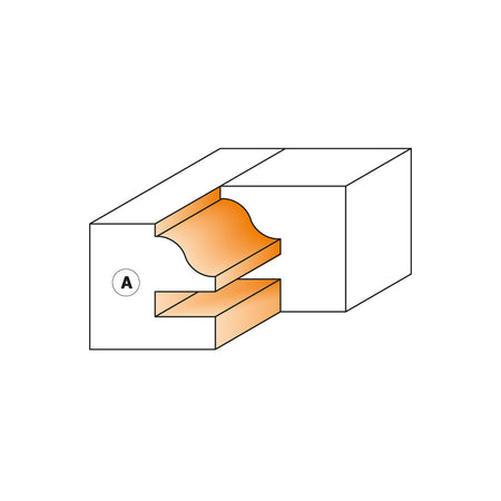 CMT Orange Tools 694.014.50 One piece rail & stile cutter heads industrial industrial Tools Cutter heads & knives Woodworking Tools and accessories Ireland Maginn Machinery 05