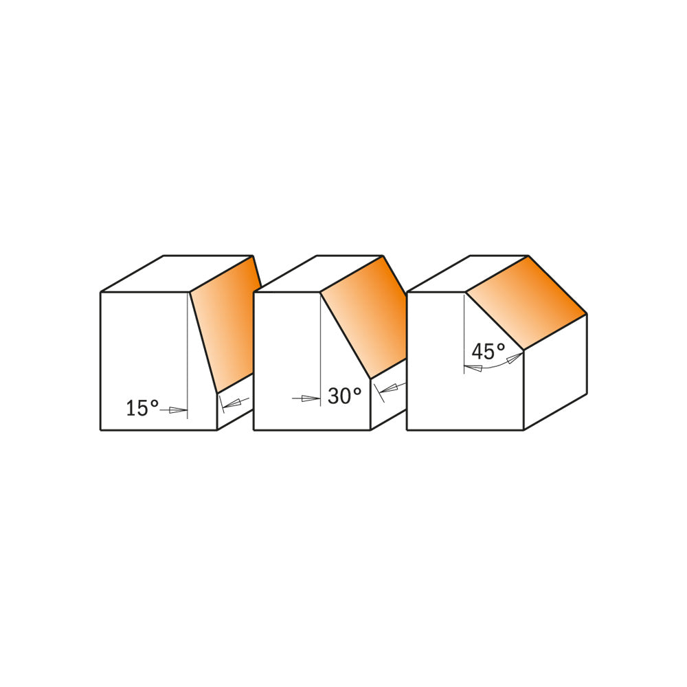 CMT Orange Tools 703.240.11 Chamfer router bits industrial industrial Tools Industrial router bits Woodworking Tools and accessories Ireland Maginn Machinery 03