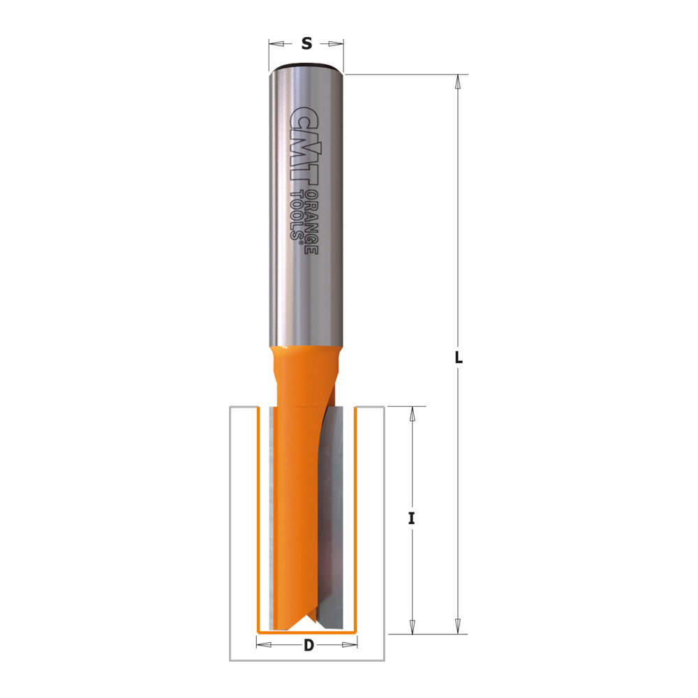 CMT Orange Tools 912.561.11 Straight router bits, long series industrial industrial Tools Industrial router bits Woodworking Tools and accessories Ireland Maginn Machinery 02