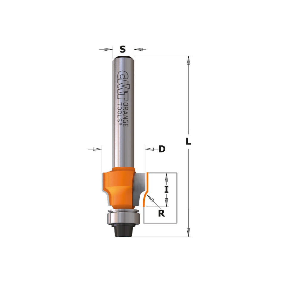 CMT Orange Tools 807.015.11 File-free flush trim router bits for laminates industrial industrial Tools Industrial router bits Woodworking Tools and accessories Ireland Maginn Machinery 02