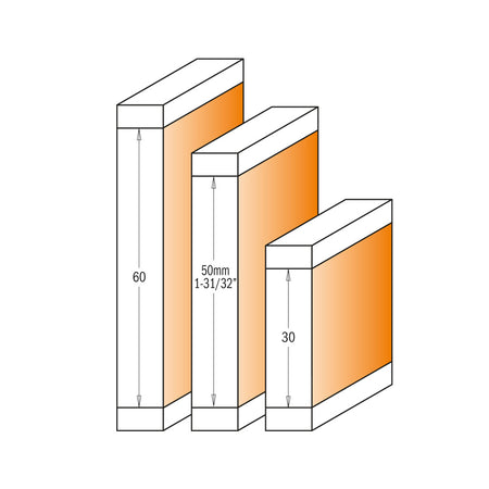 CMT Orange Tools 657.191.11B Pattern/flush trim router bits with insert knives Industrial Industrial Tools Router bits with insert knives Woodworking Tools and accessories Ireland Maginn Machinery 02