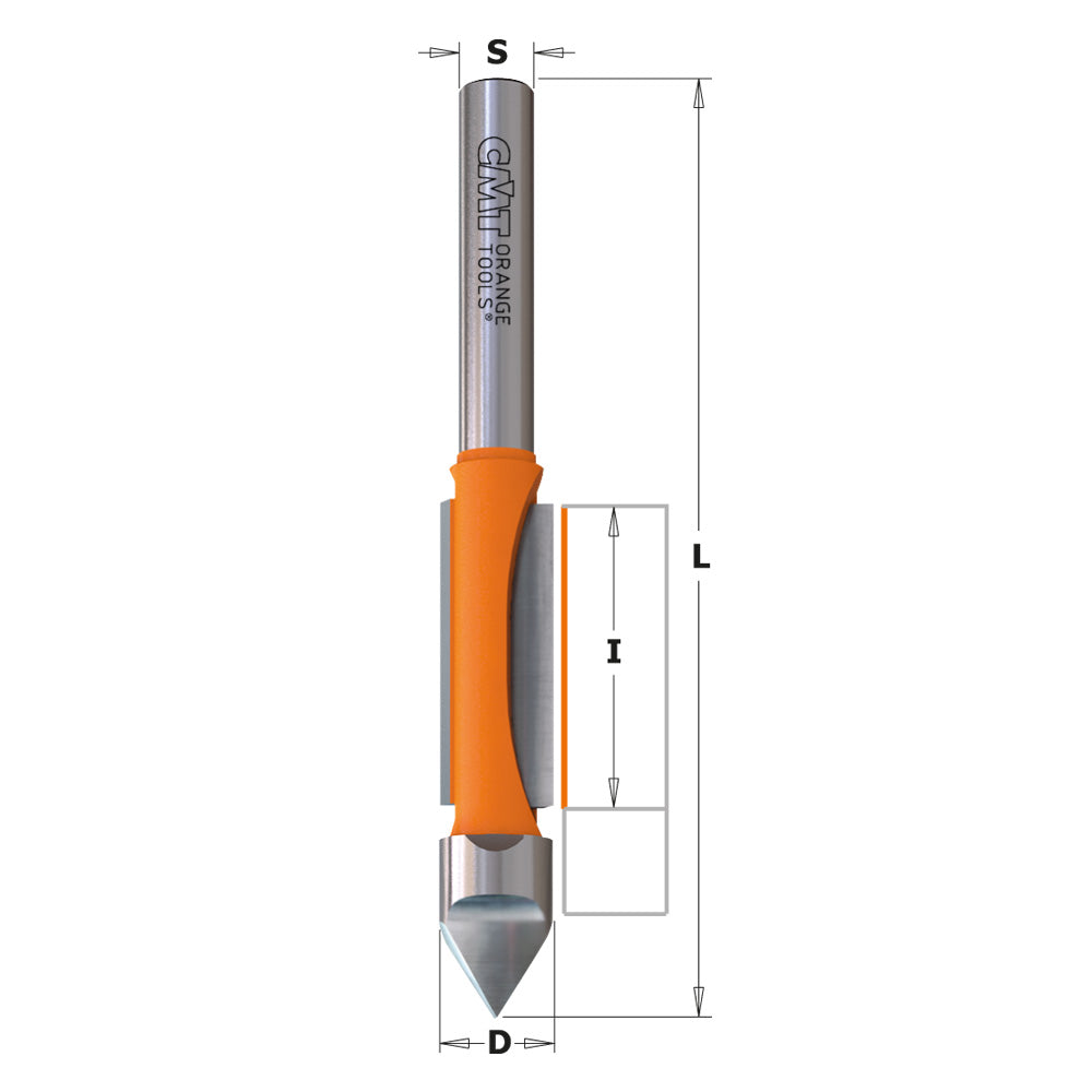 CMT Orange Tools 716.060.11 Panel pilot router bits with guide industrial industrial Tools Industrial router bits Woodworking Tools and accessories Ireland Maginn Machinery 02