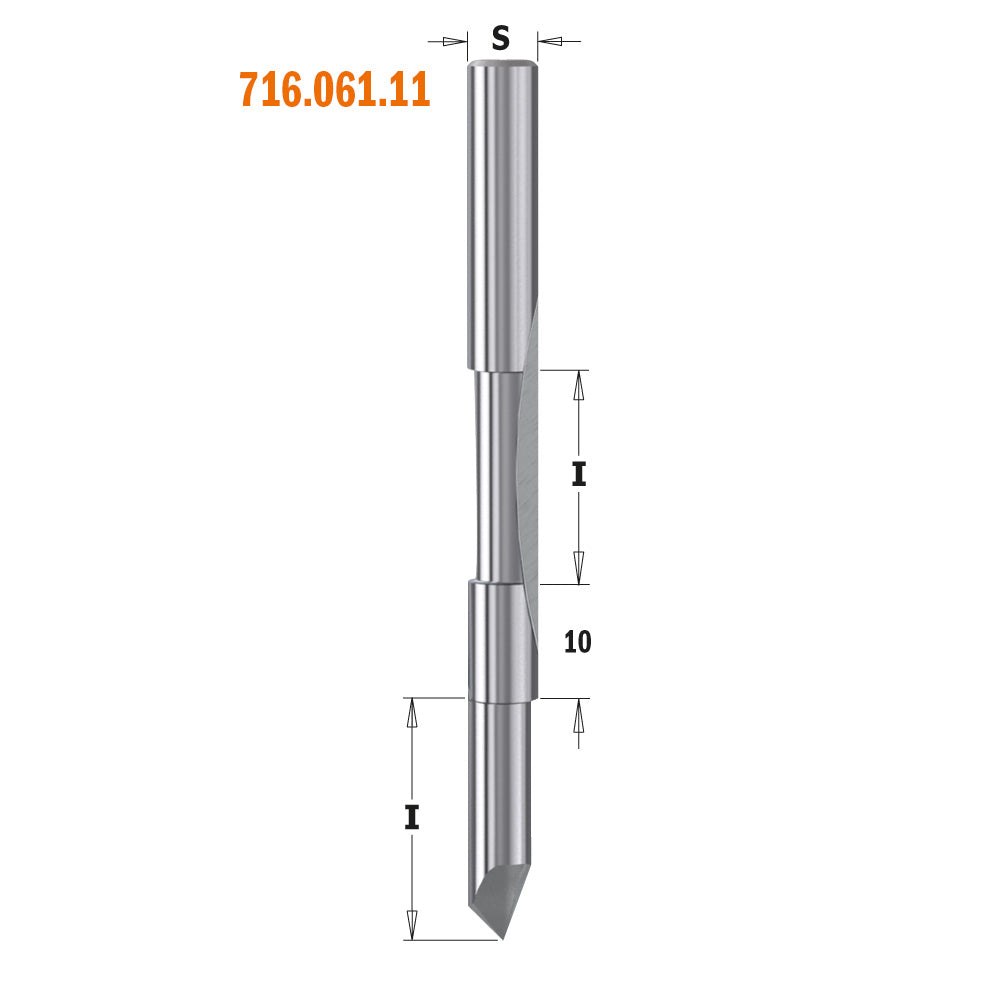 CMT Orange Tools 716.060.11 Panel pilot router bits with guide industrial industrial Tools Industrial router bits Woodworking Tools and accessories Ireland Maginn Machinery 06