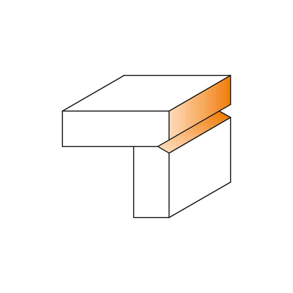 CMT Orange Tools 753.001.11 Panel Pilot Bits with Guide industrial industrial Tools Industrial router bits Woodworking Tools and accessories Ireland Maginn Machinery 03