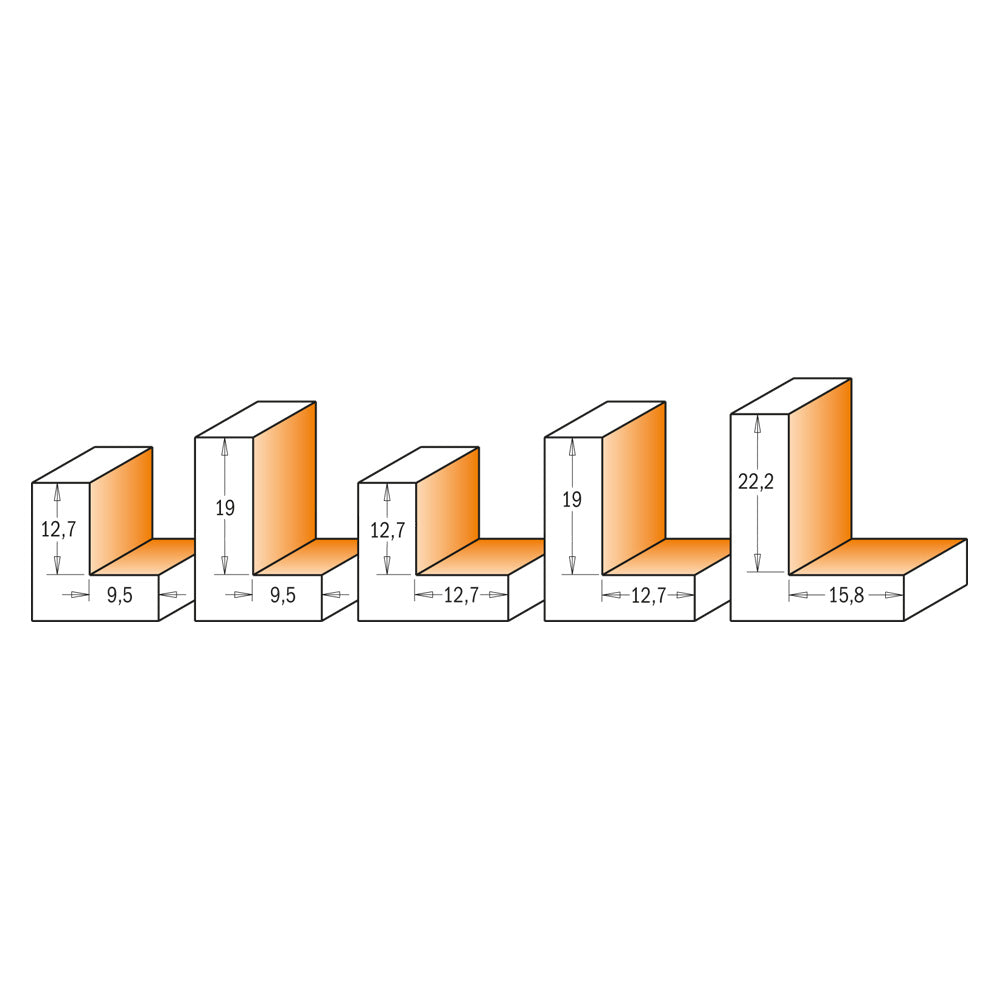 CMT Orange Tools 935.850.11 Rabbeting router bits industrial industrial Tools Industrial router bits Woodworking Tools and accessories Ireland Maginn Machinery 04
