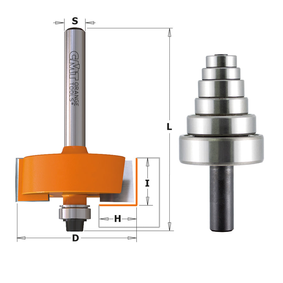 CMT Orange Tools 735.001.11 Rabbeting router bit sets industrial industrial Tools Router bit sets Woodworking Tools and accessories Ireland Maginn Machinery 02