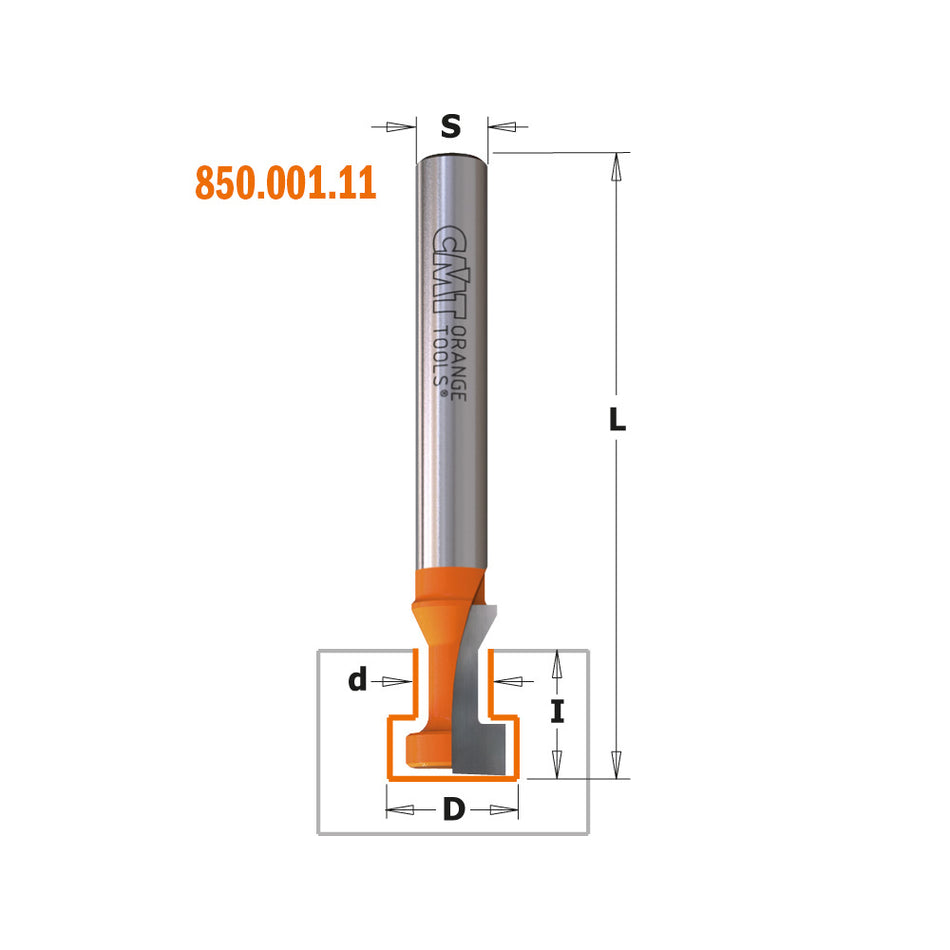 CMT Orange Tools 850.001.11 Keyhole router bits industrial industrial Tools Industrial router bits Woodworking Tools and accessories Ireland Maginn Machinery 02