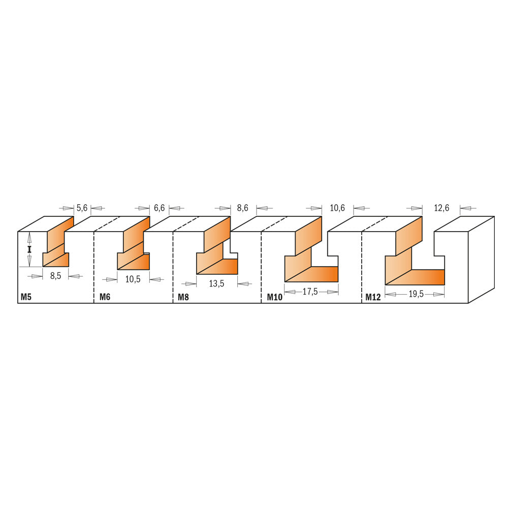 CMT Orange Tools 750.001.11 Keyhole router bits industrial industrial Tools Industrial router bits Woodworking Tools and accessories Ireland Maginn Machinery 06