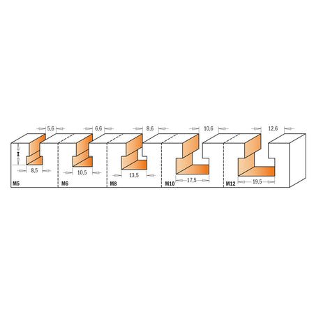 CMT Orange Tools 750.001.11 Keyhole router bits industrial industrial Tools Industrial router bits Woodworking Tools and accessories Ireland Maginn Machinery 06