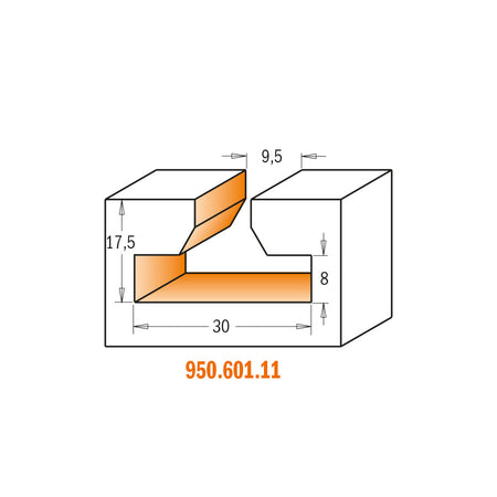 CMT Orange Tools 950.103.11 T-slot router bits industrial industrial Tools Industrial router bits Woodworking Tools and accessories Ireland Maginn Machinery 09