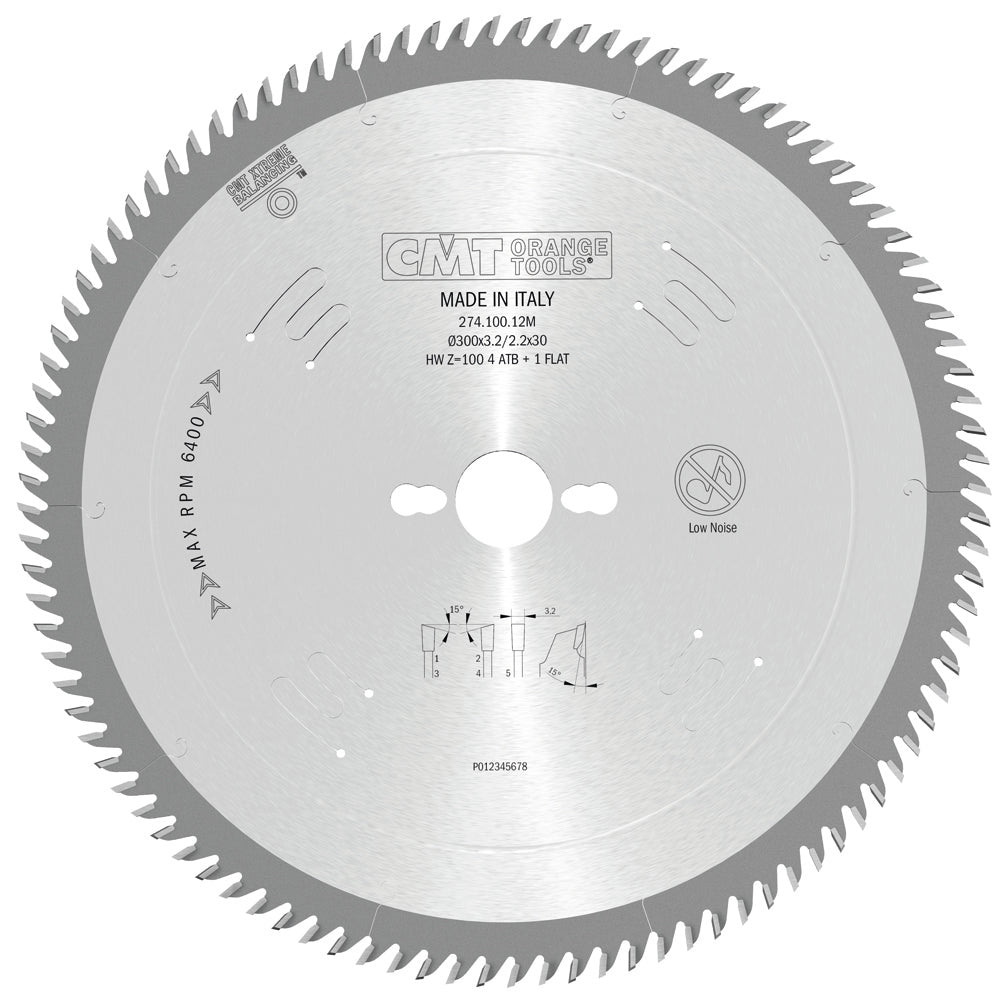 CMT Orange Tools 274.100.12M Ultra Fine Finishing - Long Life Sharpening Industrial Industrial Tools Industrial circular saw blades Woodworking Tools and accessories Ireland Maginn Machinery