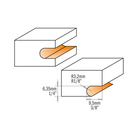 CMT Orange Tools 822.024.11B Flooring router bits industrial industrial Tools Industrial router bits Woodworking Tools and accessories Ireland Maginn Machinery 03