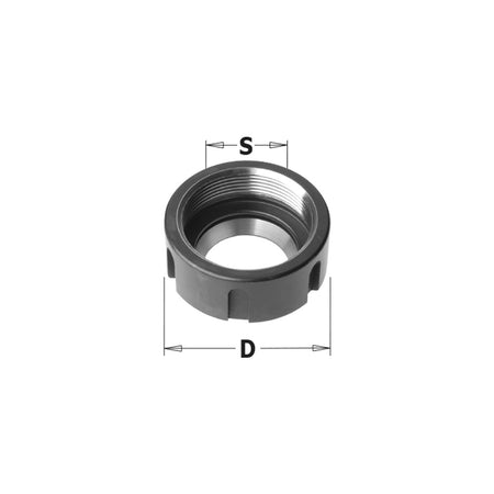 CMT Orange Tools 992.583.02 992 - Clamping Nuts for Chucks with ER25 Collets Hardware Hardware Tools Router cutters & chucks for CNC Woodworking Tools and accessories Ireland Maginn Machinery 02