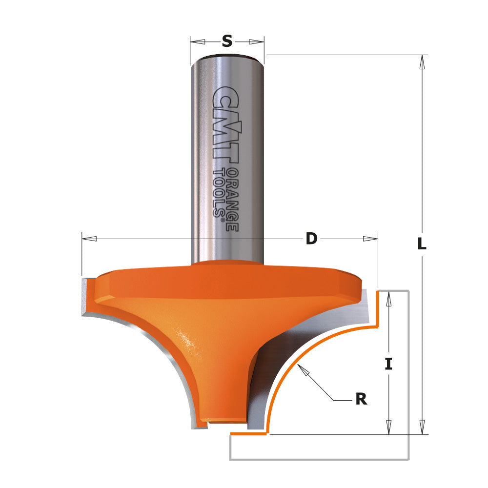 CMT Orange Tools 927.722.11 Ovolo router bits industrial industrial Tools Industrial router bits Woodworking Tools and accessories Ireland Maginn Machinery 02