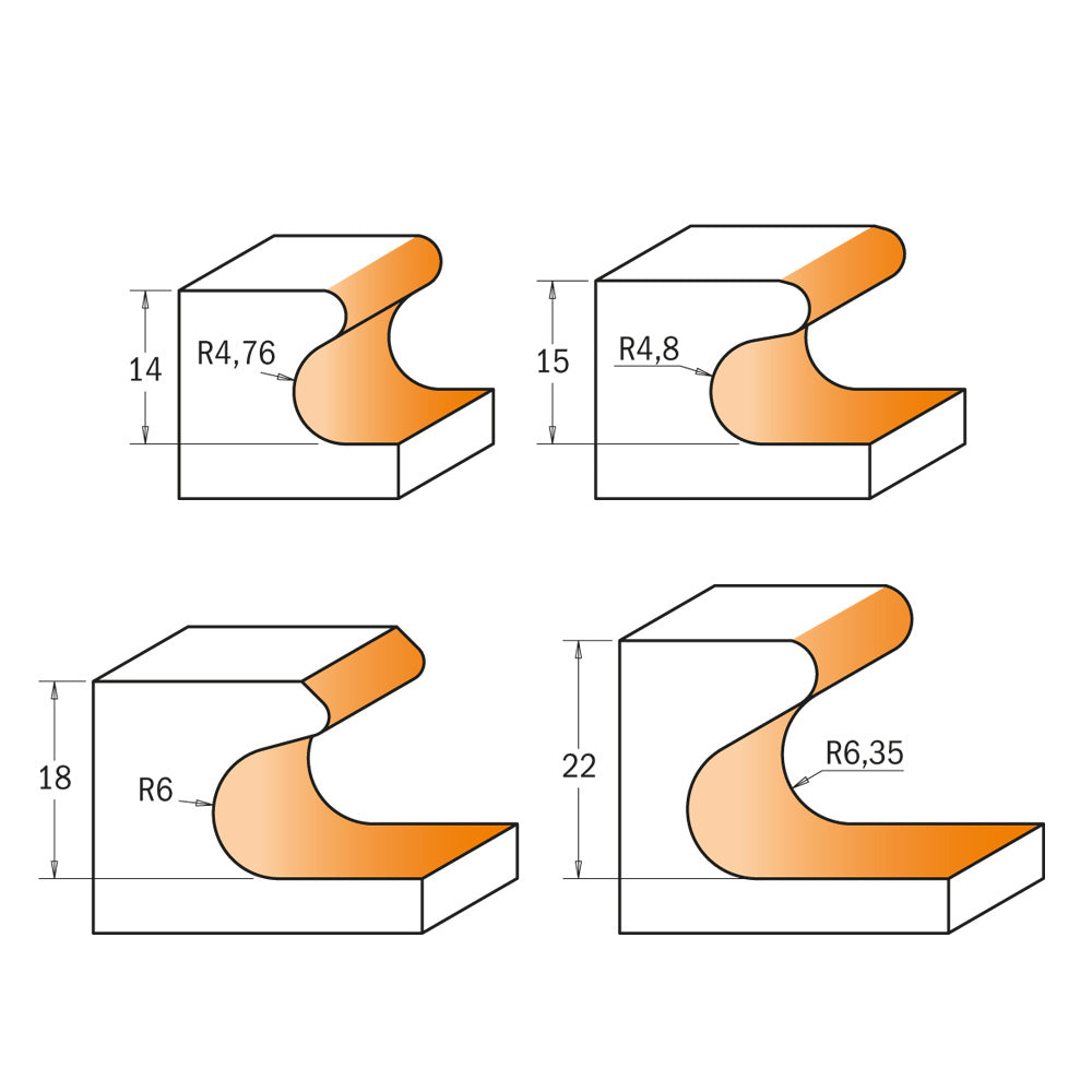 CMT Orange Tools 855.601.11 Finger Pull Bit industrial industrial Tools Industrial router bits Woodworking Tools and accessories Ireland Maginn Machinery 03