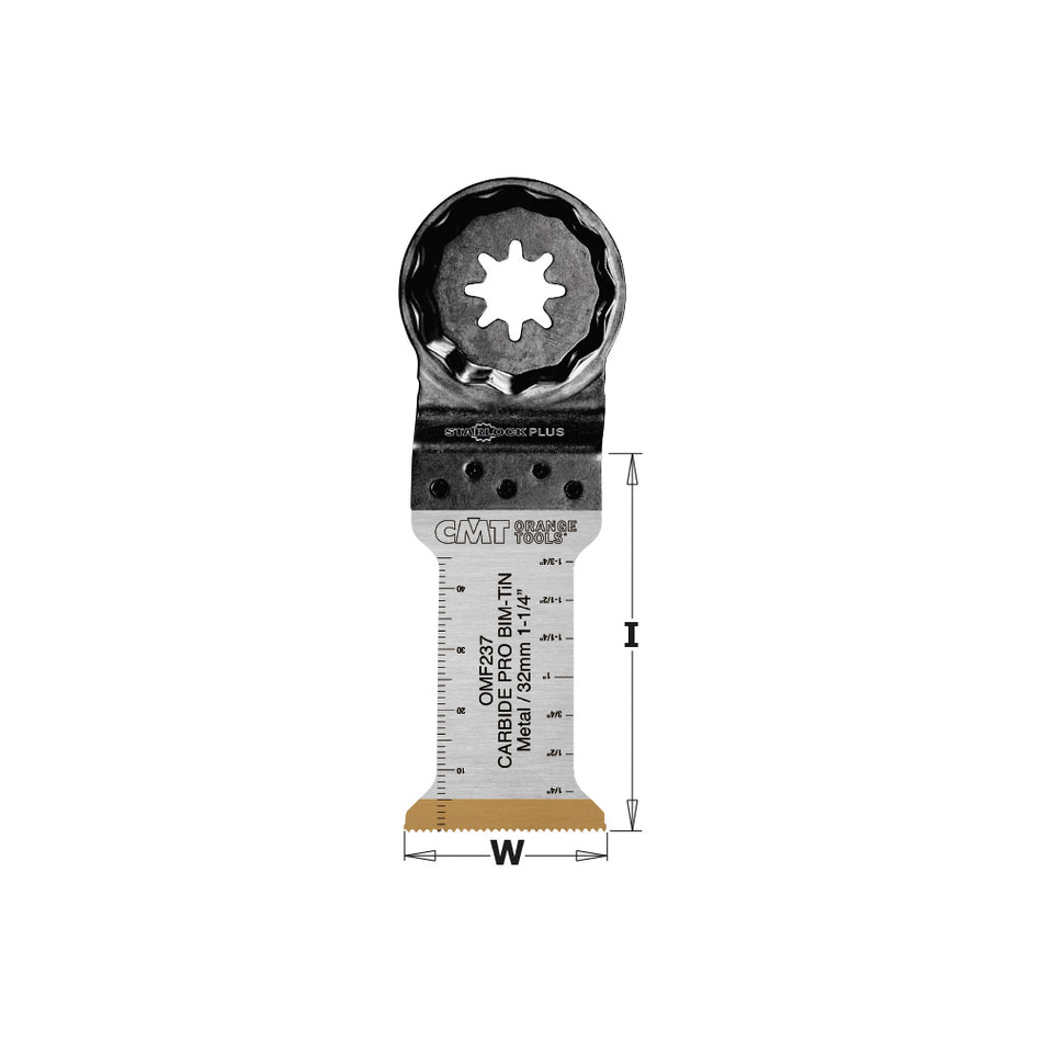 CMT Orange Tools OMF237-X1 32mm (1-1/4") Carbide + TiN Coating for Plunge & Flush-Cut for Metal Hardware Hardware Tools Accessories for multi-cutter tools Woodworking Tools and accessories Ireland Maginn Machinery 02