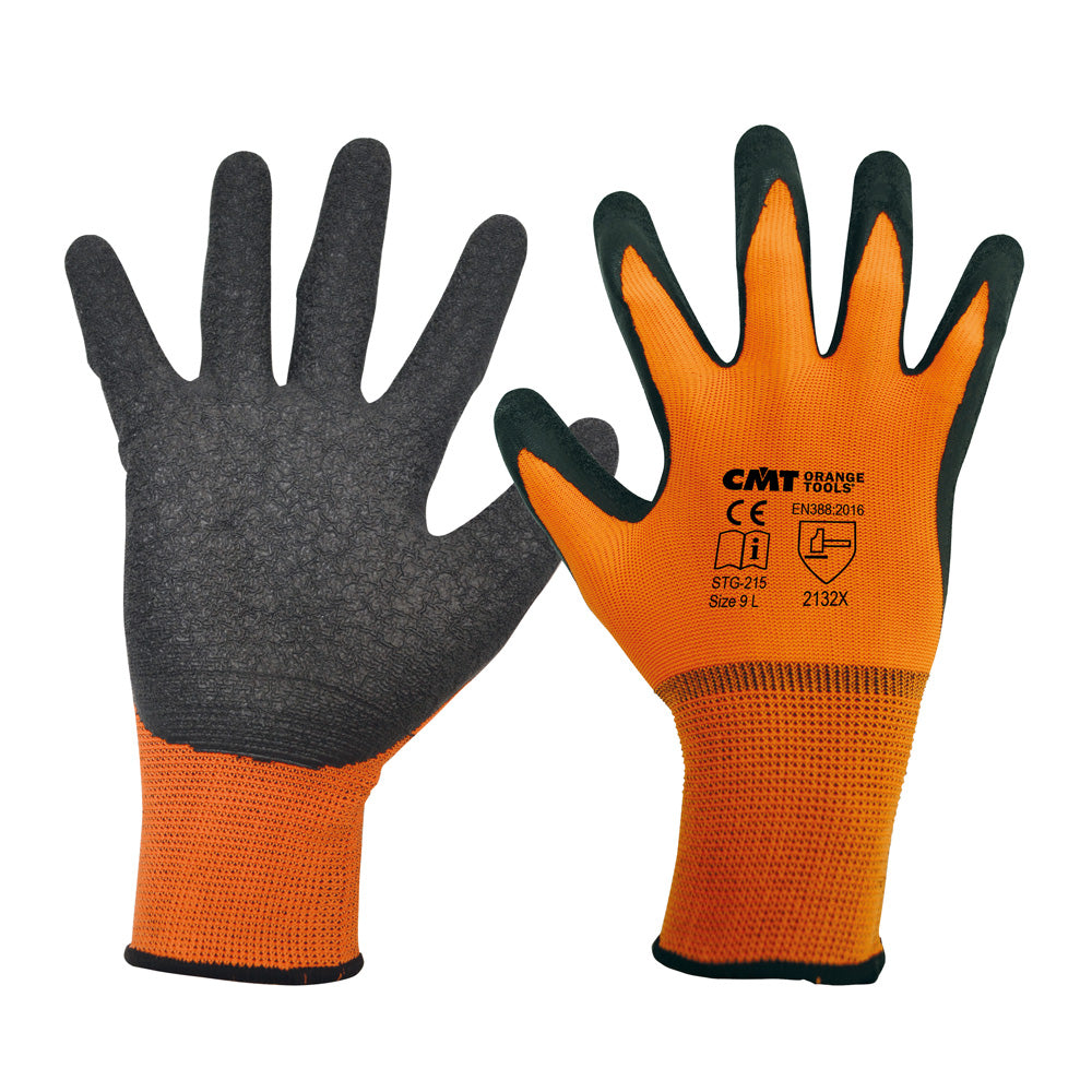 CMT Orange Tools GLA-08M Latex Coated Gloves Hardware Hardware Tools Systems and accessories Woodworking Tools and accessories Ireland Maginn Machinery