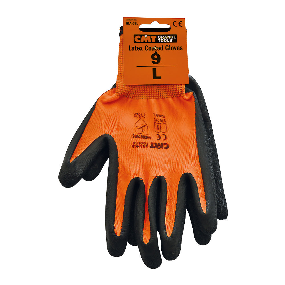 CMT Orange Tools GLA-08M Latex Coated Gloves Hardware Hardware Tools Systems and accessories Woodworking Tools and accessories Ireland Maginn Machinery 02