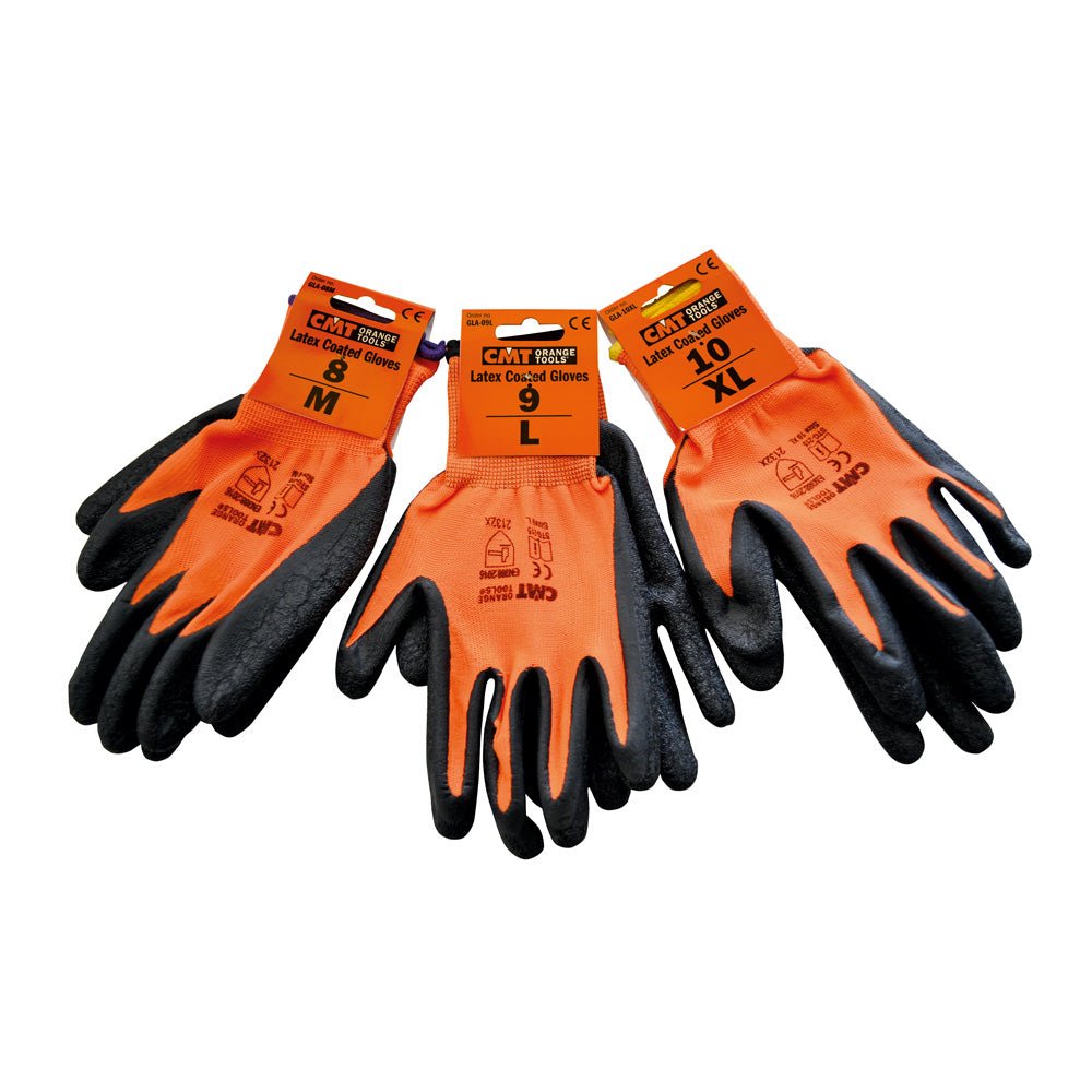 CMT Orange Tools GLA-08M Latex Coated Gloves Hardware Hardware Tools Systems and accessories Woodworking Tools and accessories Ireland Maginn Machinery 03