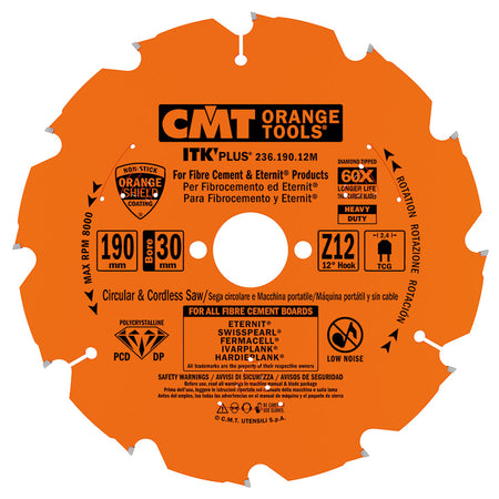 CMT Orange Tools 236.160.10H 236 DP SAW BLADES - ULTRA-HARD MATERIALS- LONG LIFE Hardware Hardware Tools Circular saw blades CMT Contractor Tools® - ITKPlus® Woodworking Tools and accessories Ireland Maginn Machinery