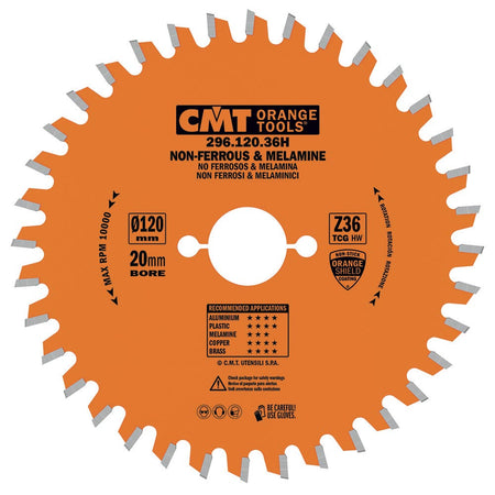 CMT Orange Tools 296.165.40H Industrial non-ferrous metal and laminated panel circular saw blades Industrial Industrial Tools Industrial circular saw blades Woodworking Tools and accessories Ireland Maginn Machinery 04