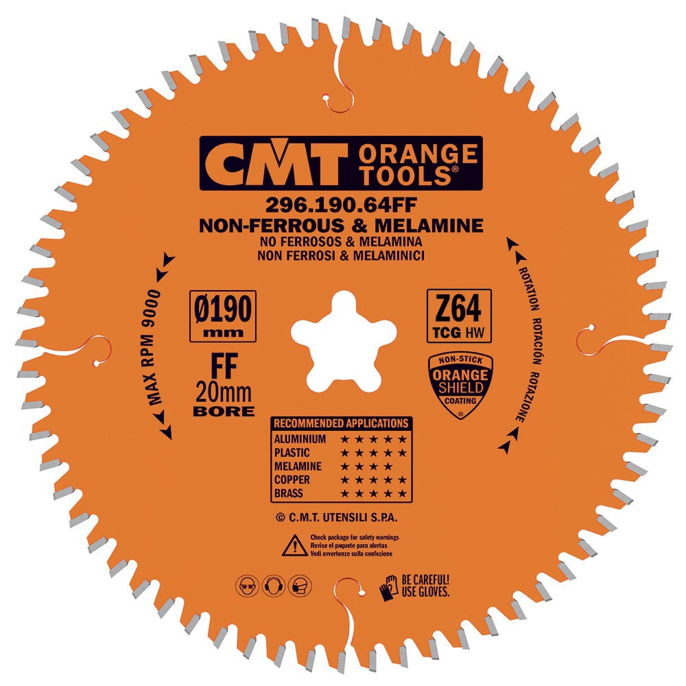 CMT Orange Tools 296.160.56H Industrial non-ferrous metal and laminated panel circular saw blades Industrial Industrial Tools Industrial circular saw blades Woodworking Tools and accessories Ireland Maginn Machinery 05