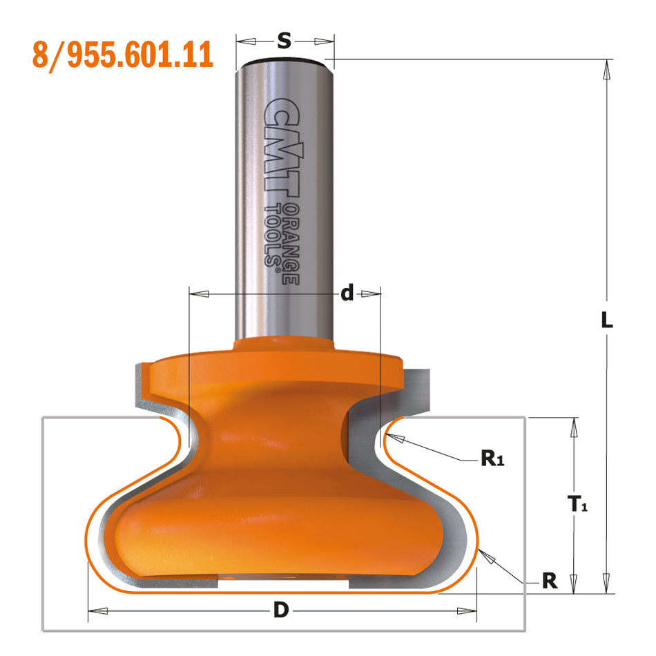 CMT Orange Tools 855.605.11 Finger Pull Bit industrial industrial Tools Industrial router bits Woodworking Tools and accessories Ireland Maginn Machinery 10