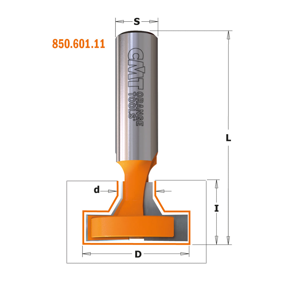 CMT Orange Tools 950.601.11 T-slot router bits industrial industrial Tools Industrial router bits Woodworking Tools and accessories Ireland Maginn Machinery 02