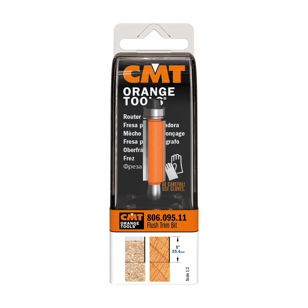 CMT Orange Tools 806.627.11 Flush trim router bits industrial industrial Tools Industrial router bits Woodworking Tools and accessories Ireland Maginn Machinery 11