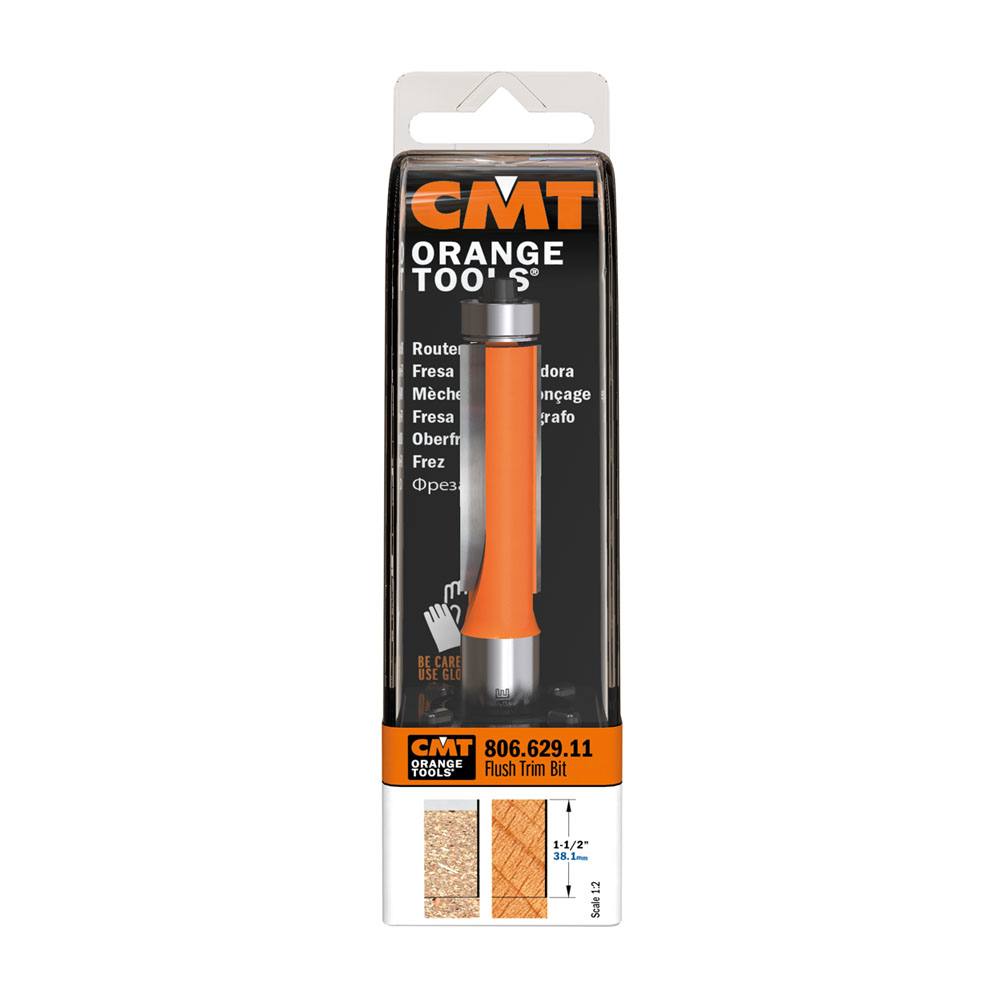 CMT Orange Tools 806.627.11 Flush trim router bits industrial industrial Tools Industrial router bits Woodworking Tools and accessories Ireland Maginn Machinery 12