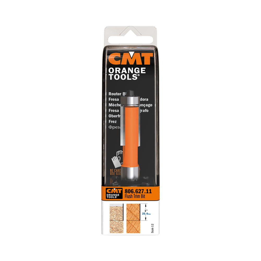 CMT Orange Tools 806.627.11 Flush trim router bits industrial industrial Tools Industrial router bits Woodworking Tools and accessories Ireland Maginn Machinery 10