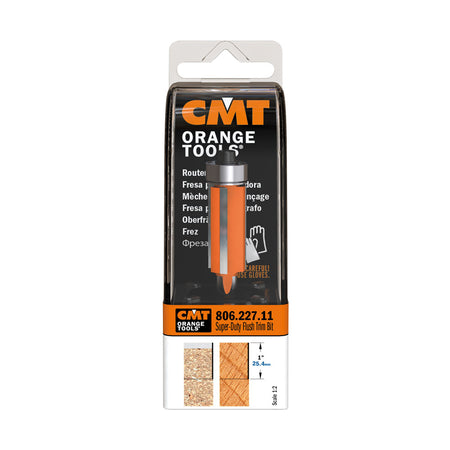 CMT Orange Tools 806.627.11 Flush trim router bits industrial industrial Tools Industrial router bits Woodworking Tools and accessories Ireland Maginn Machinery 09