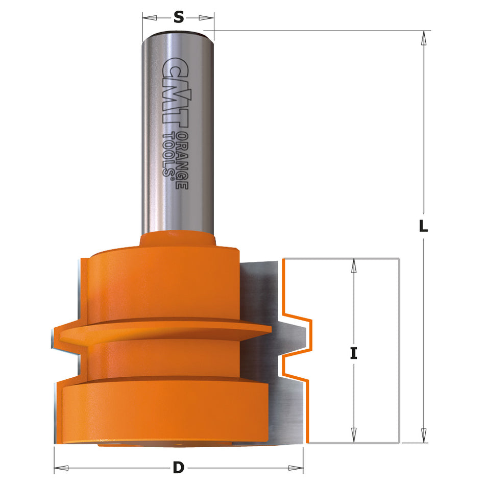 CMT Orange Tools 855.501.11 Reverse glue joint router bits industrial industrial Tools Industrial router bits Woodworking Tools and accessories Ireland Maginn Machinery 02