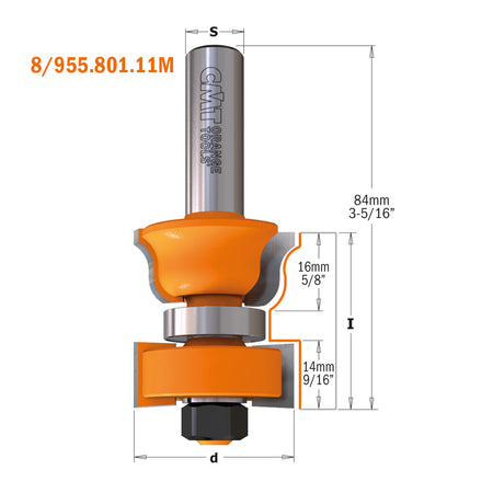 CMT Orange Tools 855.801.11 Window sash router bit sets industrial industrial Tools Industrial router bits Woodworking Tools and accessories Ireland Maginn Machinery 02