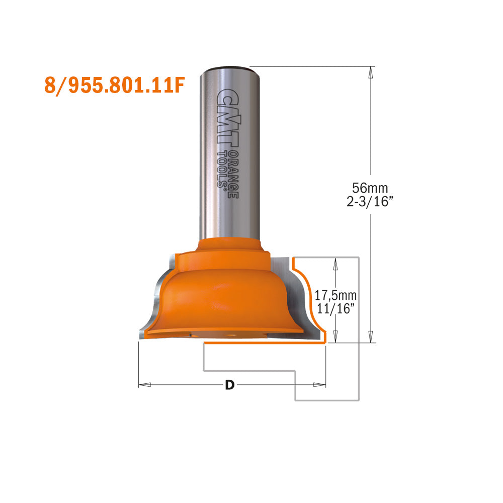 CMT Orange Tools 855.801.11 Window sash router bit sets industrial industrial Tools Industrial router bits Woodworking Tools and accessories Ireland Maginn Machinery 03