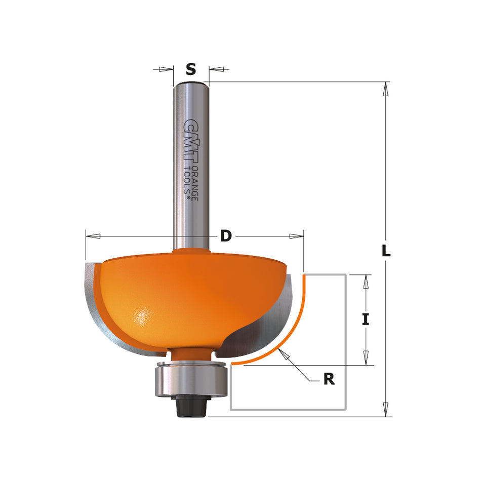 CMT Orange Tools 937.951.11 Cove router bits industrial industrial Tools Industrial router bits Woodworking Tools and accessories Ireland Maginn Machinery 02