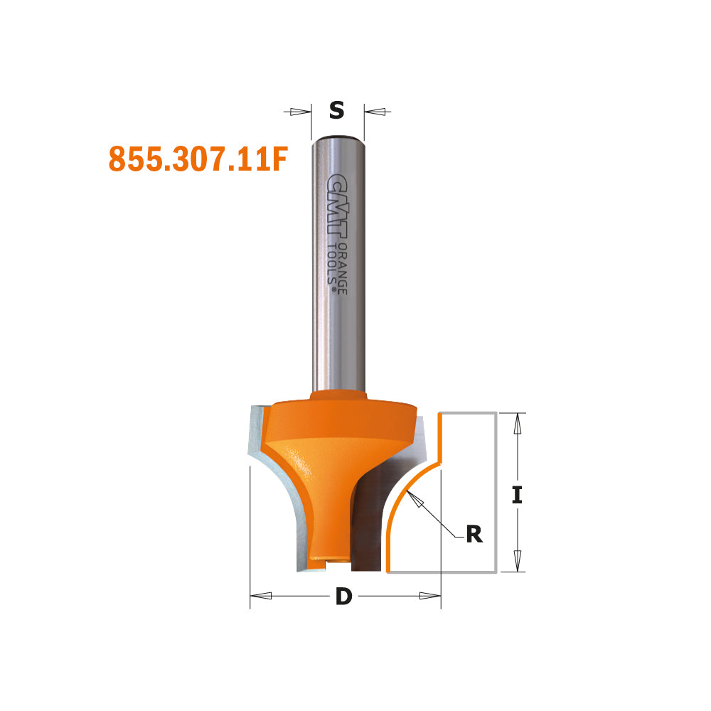 CMT Orange Tools 955.308.11F Ovolo sash router bits industrial industrial Tools Industrial router bits Woodworking Tools and accessories Ireland Maginn Machinery 06