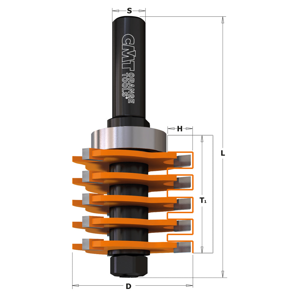 CMT Orange Tools 800.616.11 Finger joint router bits industrial industrial Tools Industrial router bits Woodworking Tools and accessories Ireland Maginn Machinery 02