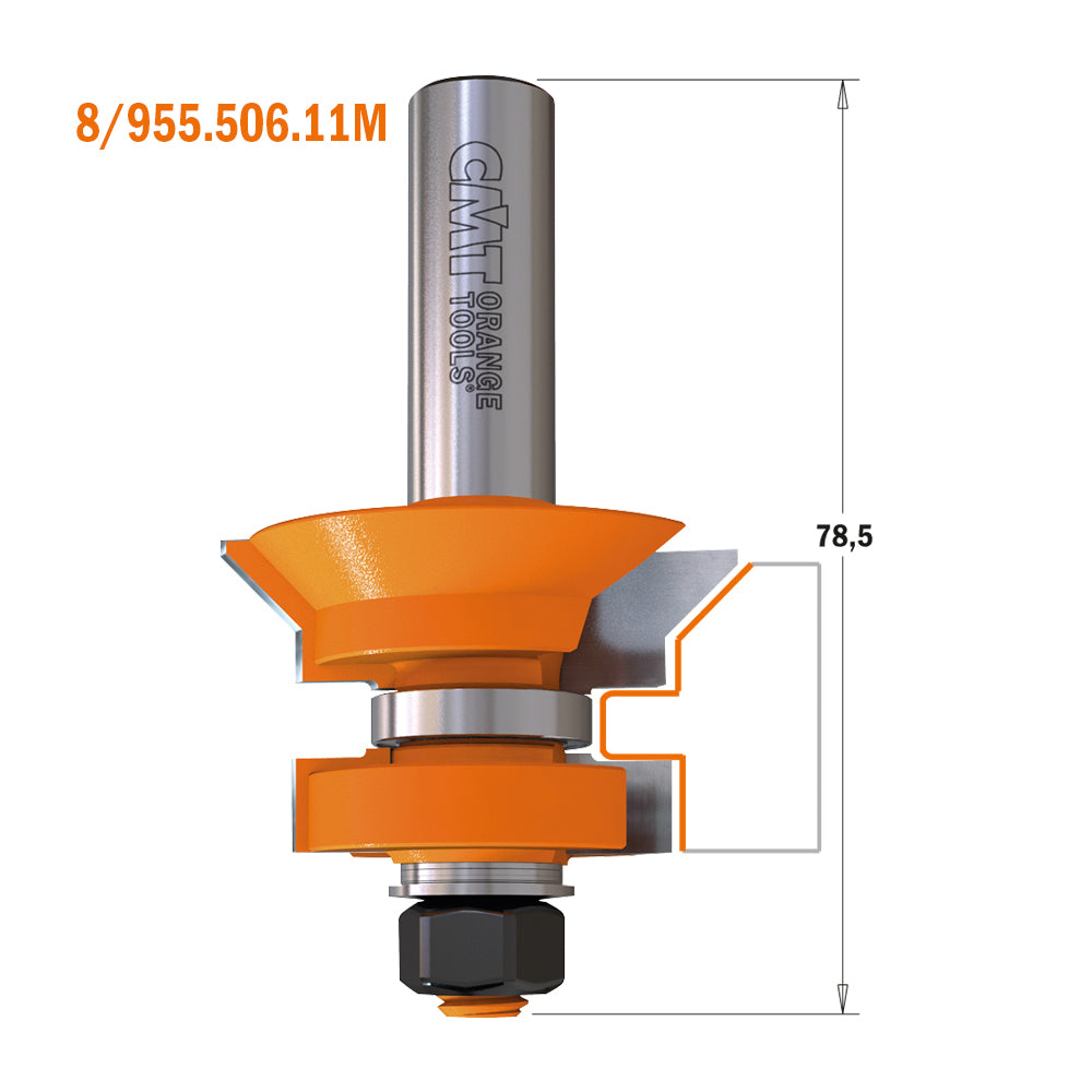 CMT Orange Tools 855.506.11 V-Tongue & groove router bit set industrial industrial Tools Industrial router bits Woodworking Tools and accessories Ireland Maginn Machinery 03