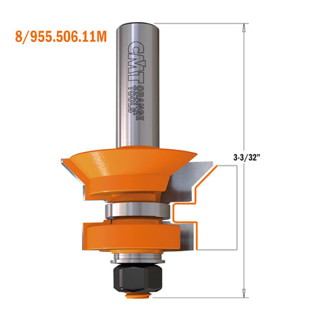 CMT Orange Tools 855.506.11 V-Tongue & groove router bit set industrial industrial Tools Industrial router bits Woodworking Tools and accessories Ireland Maginn Machinery 04