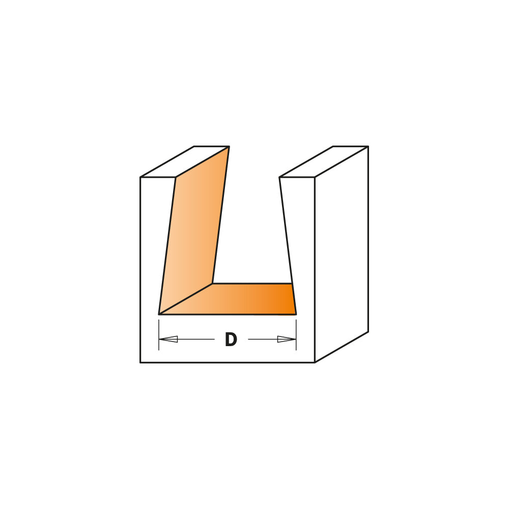 CMT Orange Tools 718.060.11 Dovetail router bits industrial industrial Tools Industrial router bits Woodworking Tools and accessories Ireland Maginn Machinery 04