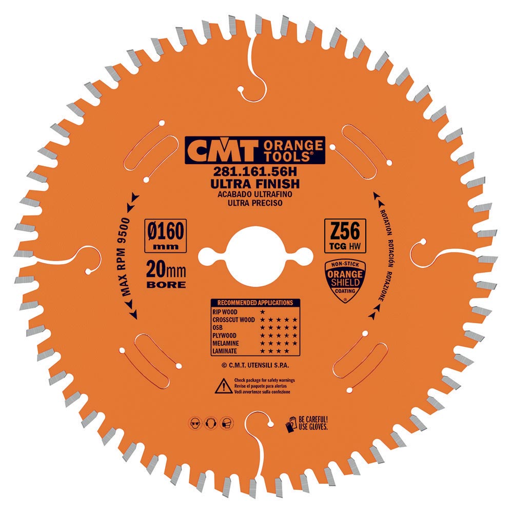 CMT Orange Tools 281.065.11M Industrial laminated and chipboard circular saw blades Industrial Industrial Tools Industrial circular saw blades Woodworking Tools and accessories Ireland Maginn Machinery