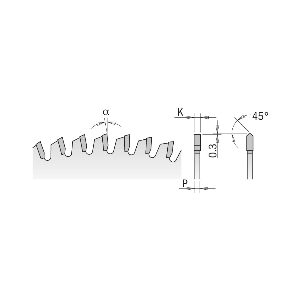 CMT Orange Tools 297.096.13M Industrial non-ferrous metal and laminated panel circular saw blades Industrial Industrial Tools Industrial circular saw blades Woodworking Tools and accessories Ireland Maginn Machinery 04