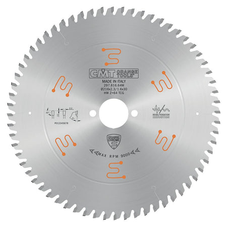 CMT Orange Tools 296.760.52H Industrial non-ferrous metal and laminated panel circular saw blades Industrial Industrial Tools Industrial circular saw blades Woodworking Tools and accessories Ireland Maginn Machinery