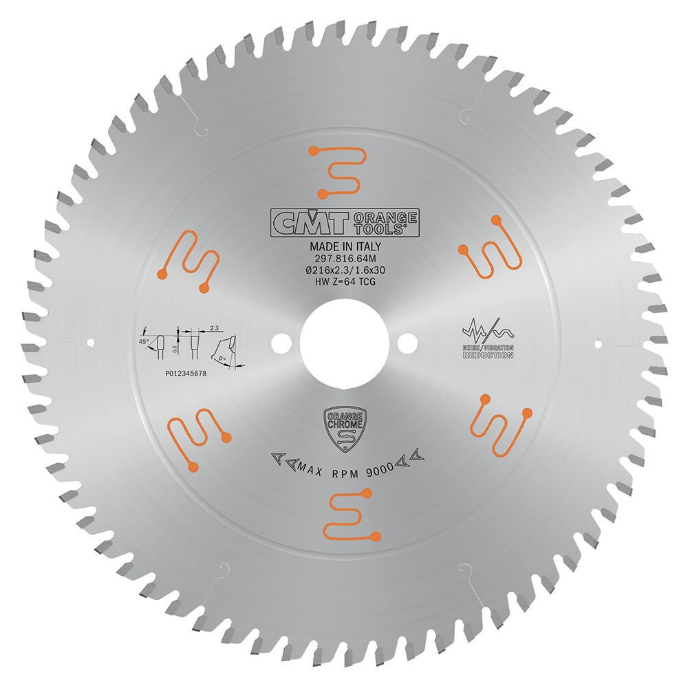 CMT Orange Tools 296.768.52H Industrial non-ferrous metal and laminated panel circular saw blades Industrial Industrial Tools Industrial circular saw blades Woodworking Tools and accessories Ireland Maginn Machinery