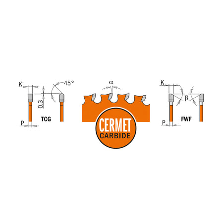 CMT Orange Tools 226.572.10M Industrial circular saw blades for Stainless Steel Industrial Industrial Tools Industrial circular saw blades Woodworking Tools and accessories Ireland Maginn Machinery 10