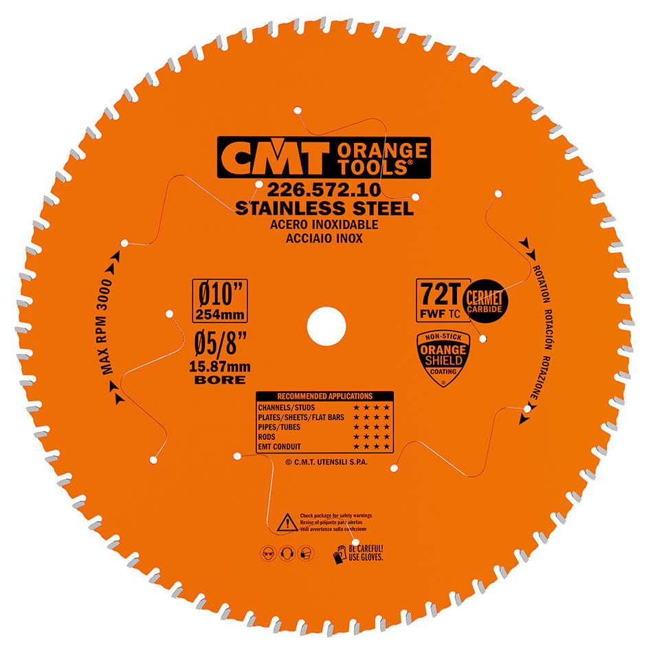 CMT Orange Tools 226.548.07 Industrial circular saw blades for Stainless Steel Industrial Industrial Tools Industrial circular saw blades Woodworking Tools and accessories Ireland Maginn Machinery