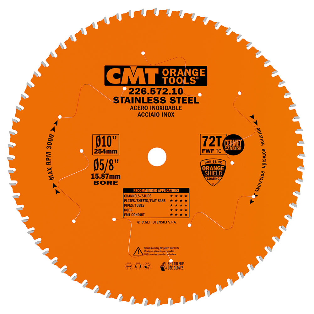 CMT Orange Tools 226.556.09M Industrial circular saw blades for Stainless Steel Industrial Industrial Tools Industrial circular saw blades Woodworking Tools and accessories Ireland Maginn Machinery