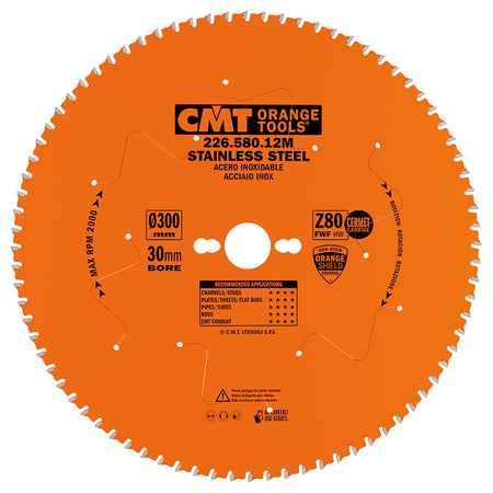 CMT Orange Tools 226.548.07M Industrial circular saw blades for Stainless Steel Industrial Industrial Tools Industrial circular saw blades Woodworking Tools and accessories Ireland Maginn Machinery 03