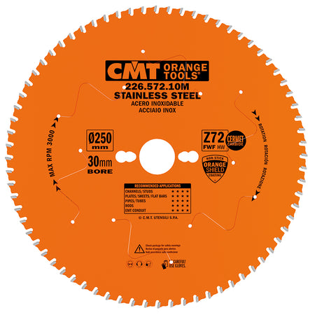 CMT Orange Tools 226.580.12M Industrial circular saw blades for Stainless Steel Industrial Industrial Tools Industrial circular saw blades Woodworking Tools and accessories Ireland Maginn Machinery 04